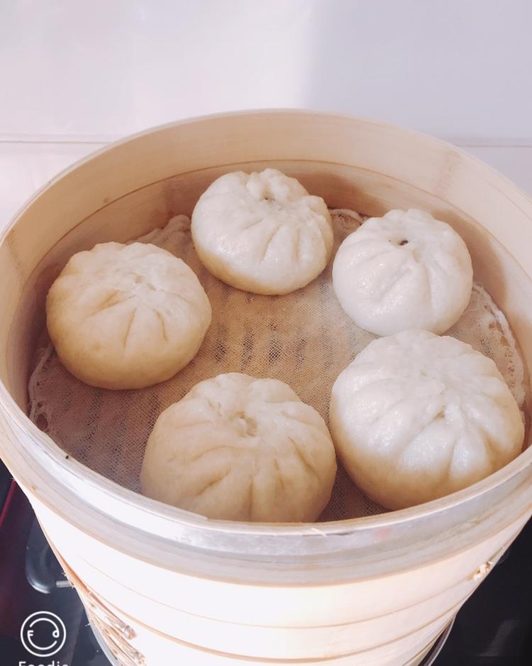 一小时快速吃上热腾包子（包括准备馅的时间）
