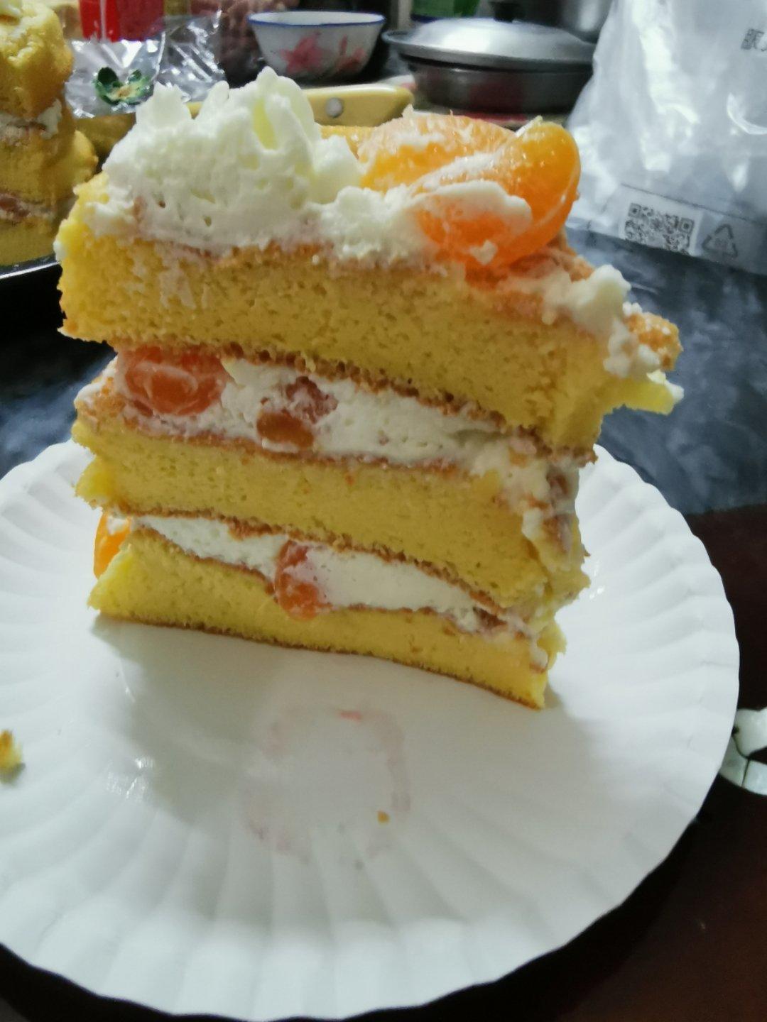 圣诞呆萌裸蛋糕