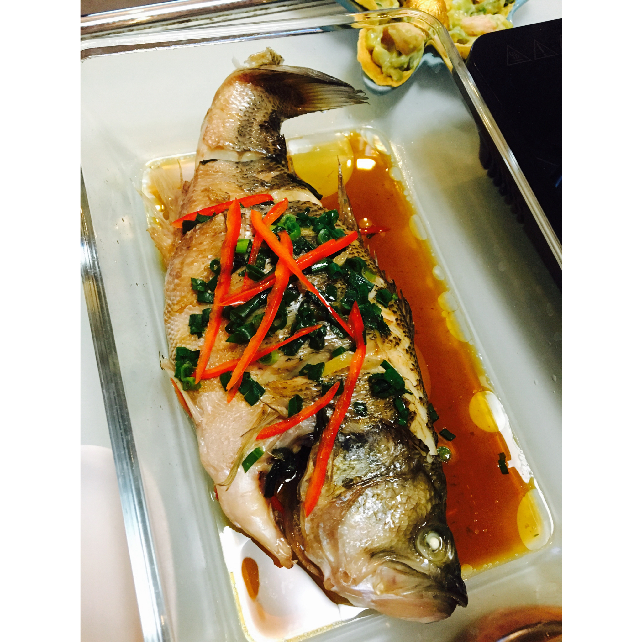 清蒸鱼（鲈鱼/多宝鱼/桂花鱼/石斑鱼……）