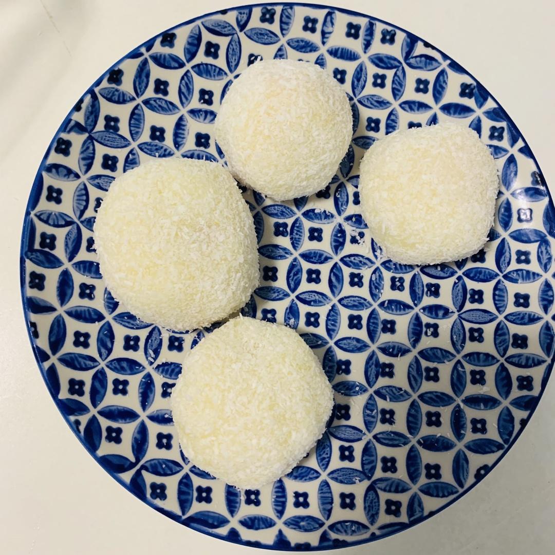 新手零失败的芒果糯米糍做法，超详细超简单的甜点，小朋友的最爱啦