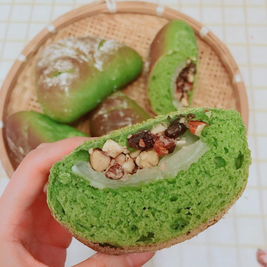 抹茶麻薯软欧