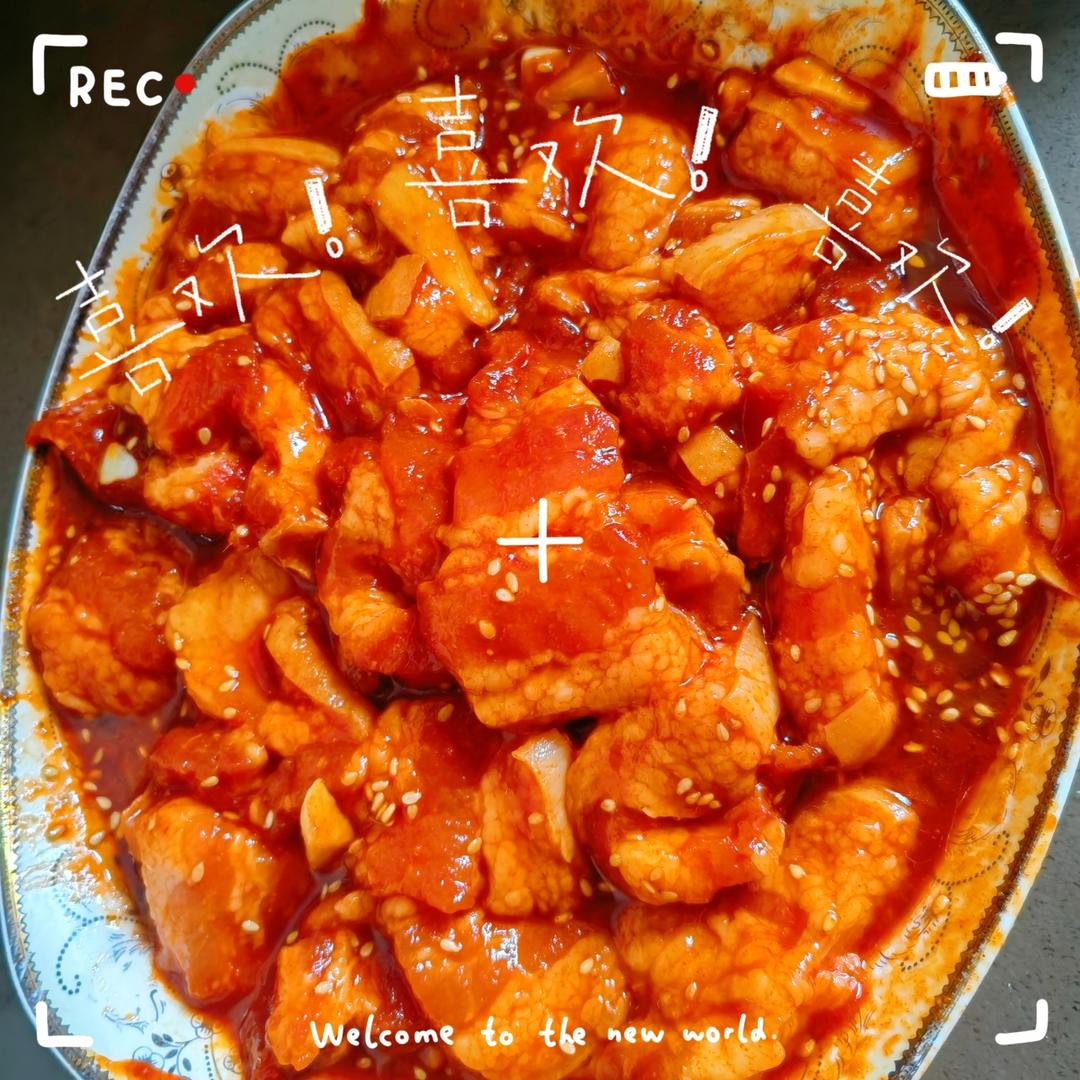 韩式烤五花肉（超简单空气炸锅版）