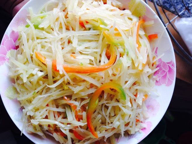 青椒土豆丝