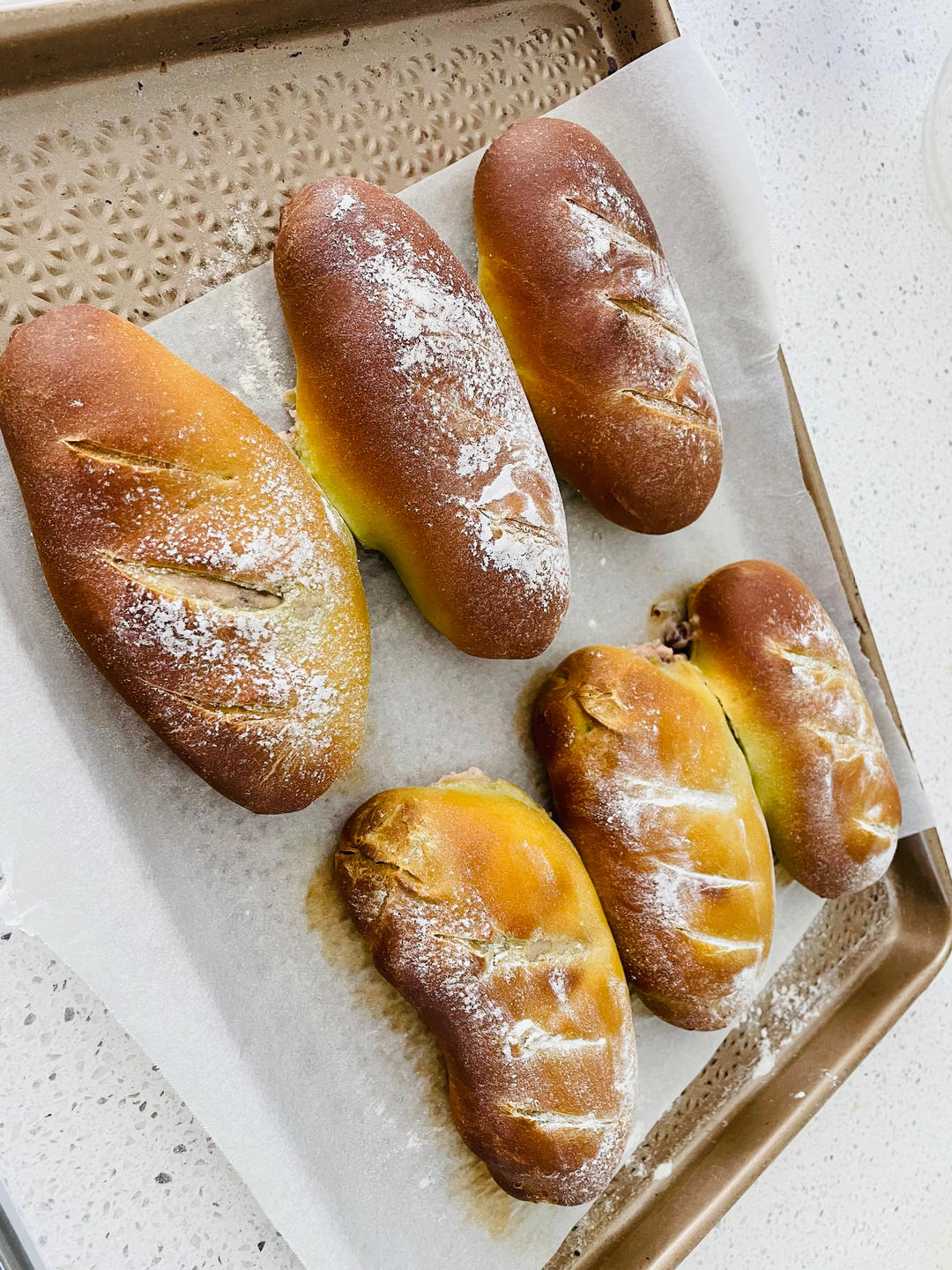 抹茶红豆奶酪软欧包，如宇治街角柔软的风