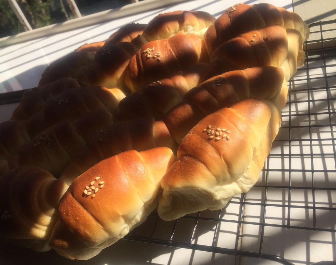 牛奶面包卷（直接法）