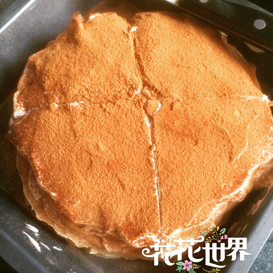 巧克力千层可丽饼