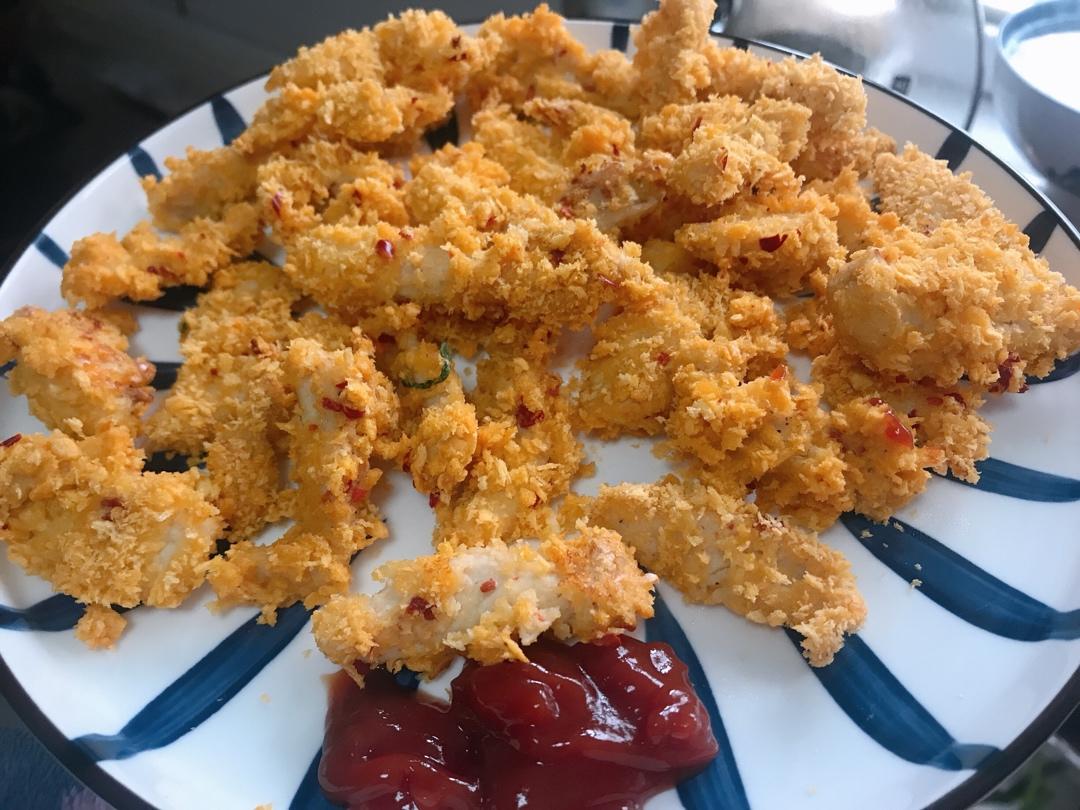 低卡低脂烤箱版鸡米花