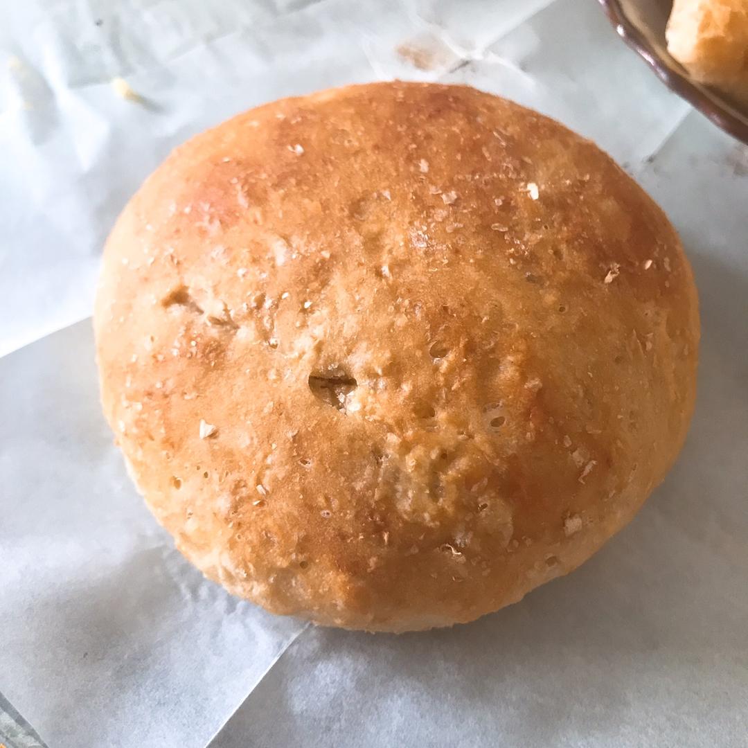 无油全麦免揉面包