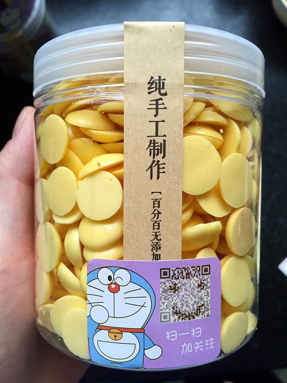入口即化的无添加蛋黄溶豆