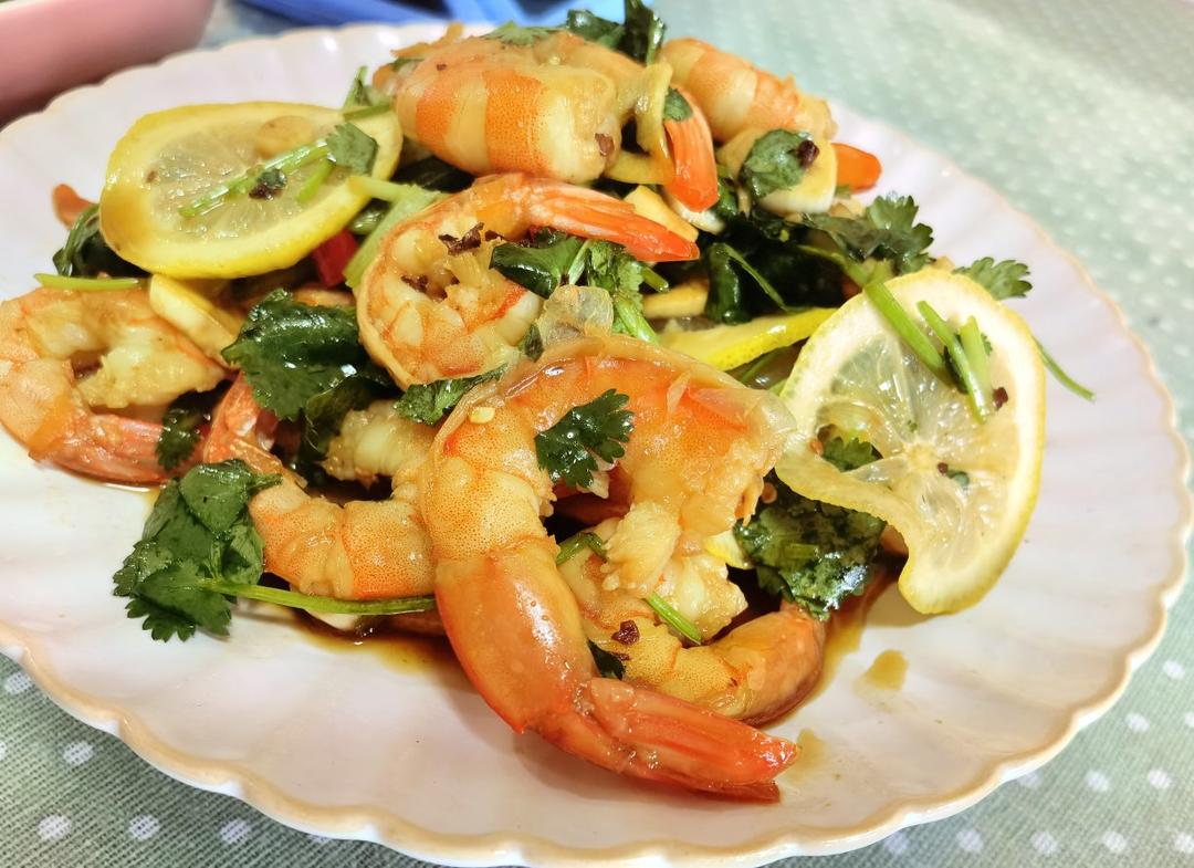 泰式柠檬虾