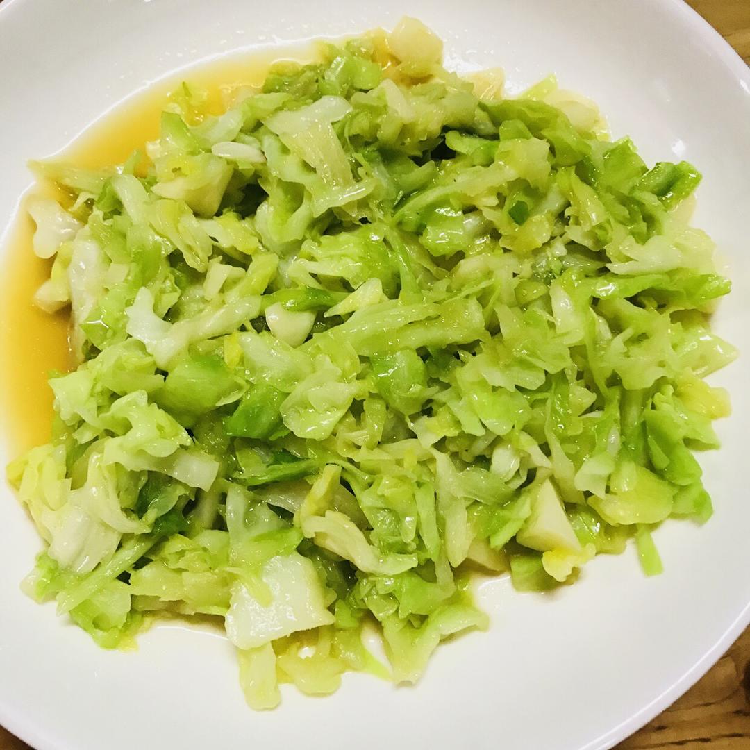 凝洛做的酸辣包菜丝