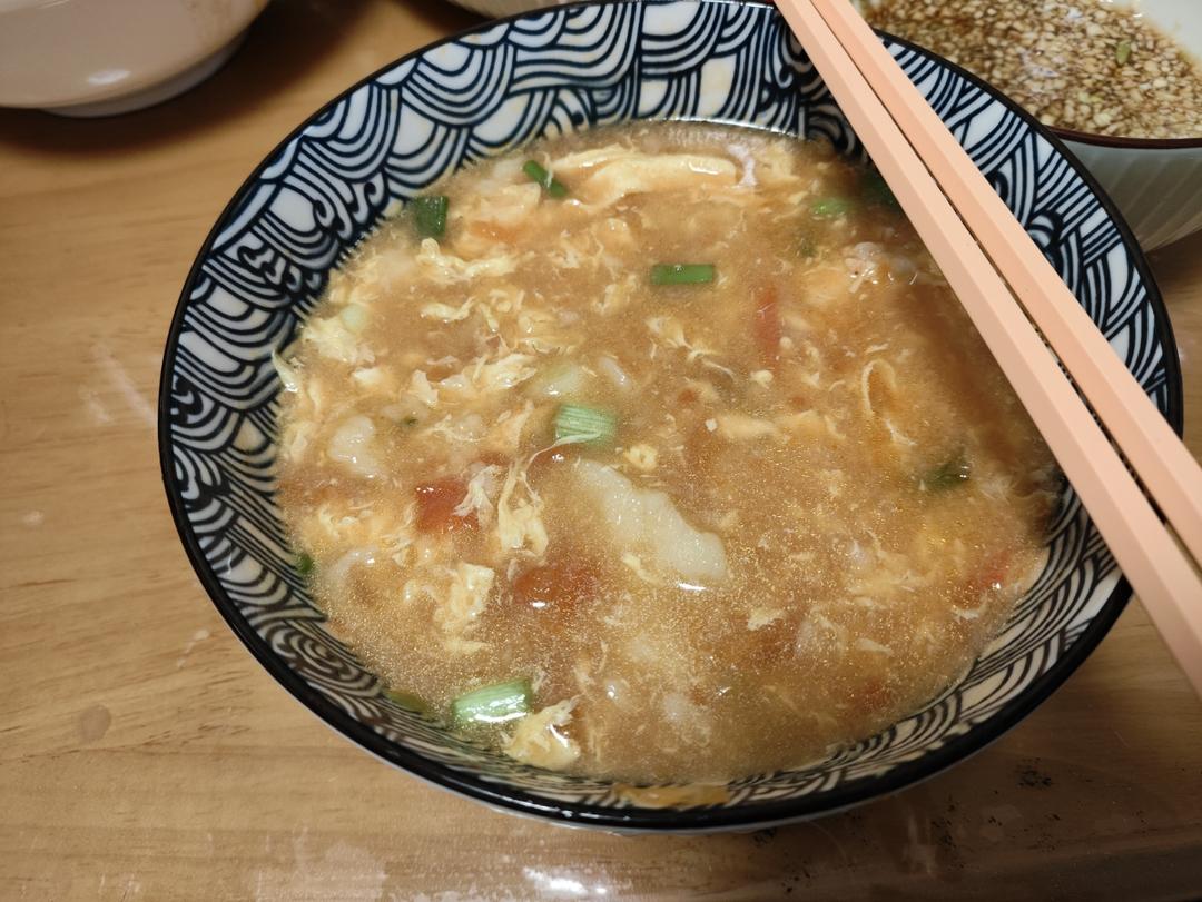 简单早餐-疙瘩汤