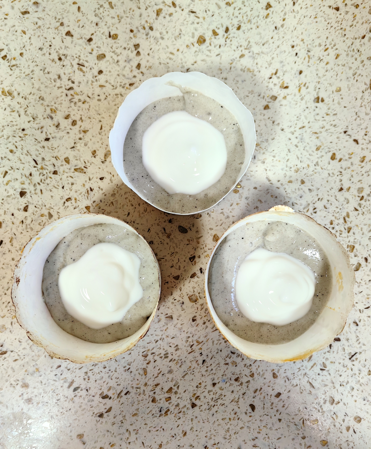 今日早餐：豆浆粉酸奶蛋糕，白菜豆腐蒸蛋，牛奶的做法 步骤5