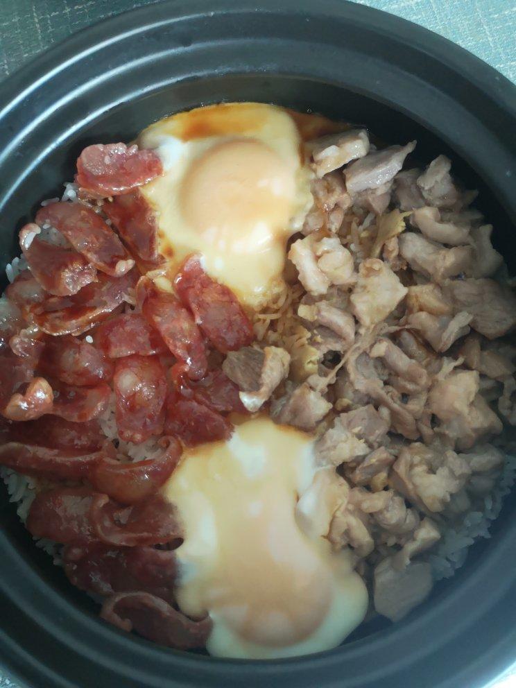 香喷喷的🍲腊肠煲仔饭（砂锅版）超简单神速