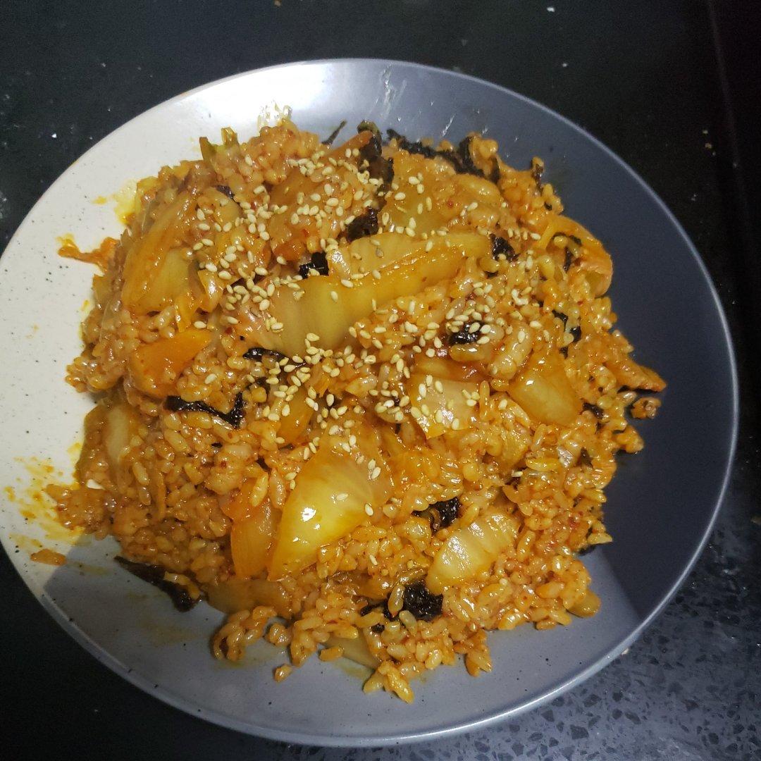 升级版辣白菜炒饭😭姜食堂同款🌟泡菜饭开出了p.o 斯密达