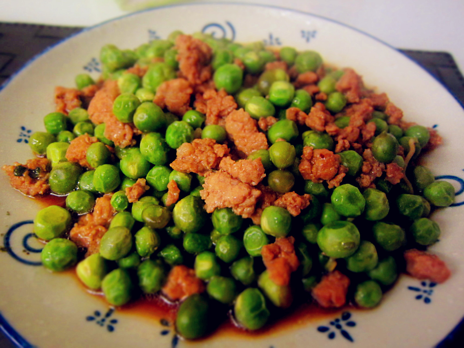 豌豆炒肉
