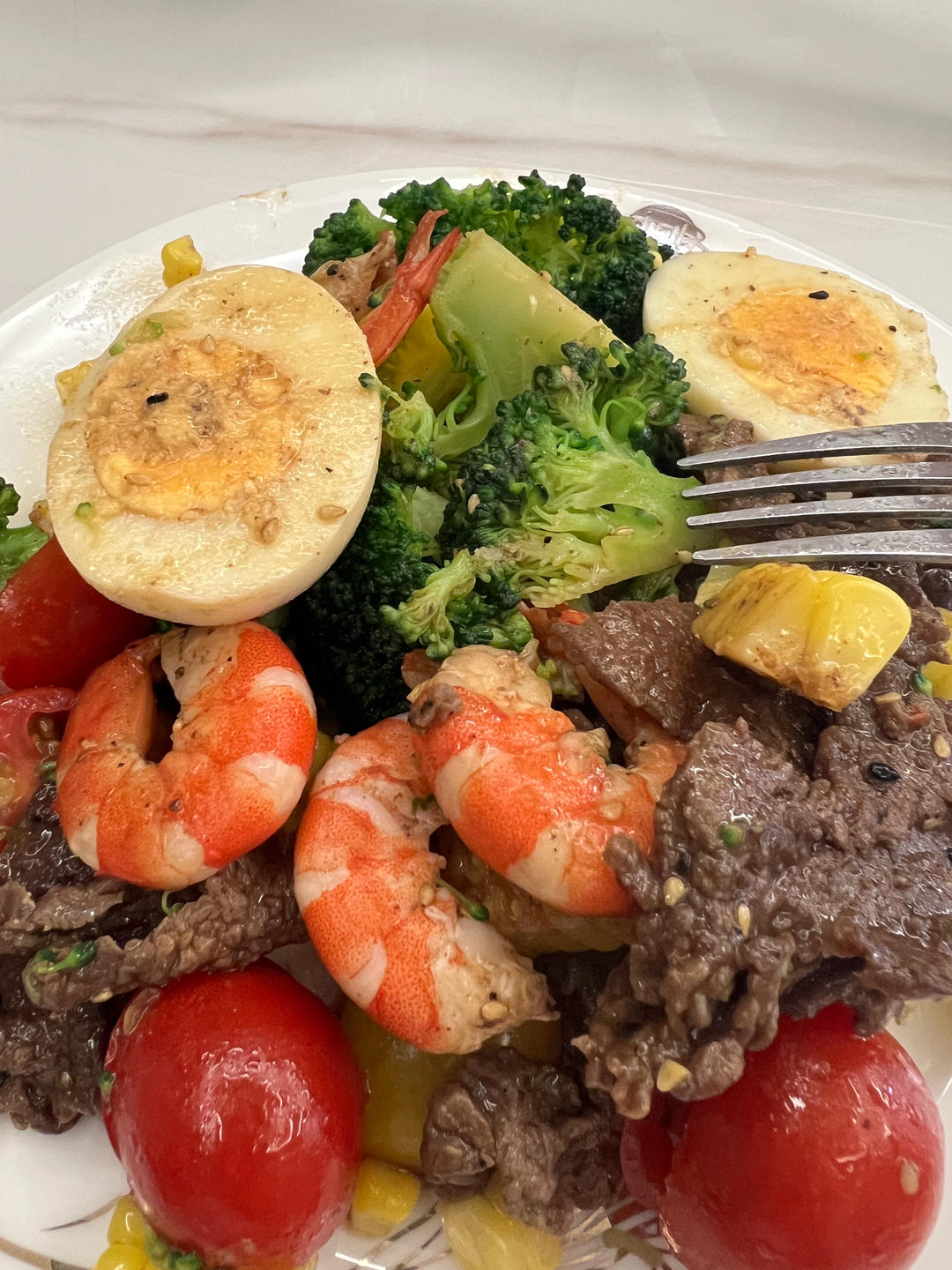 夏日清爽餐｜牛肉果蔬沙拉🥗我可以连吃一周