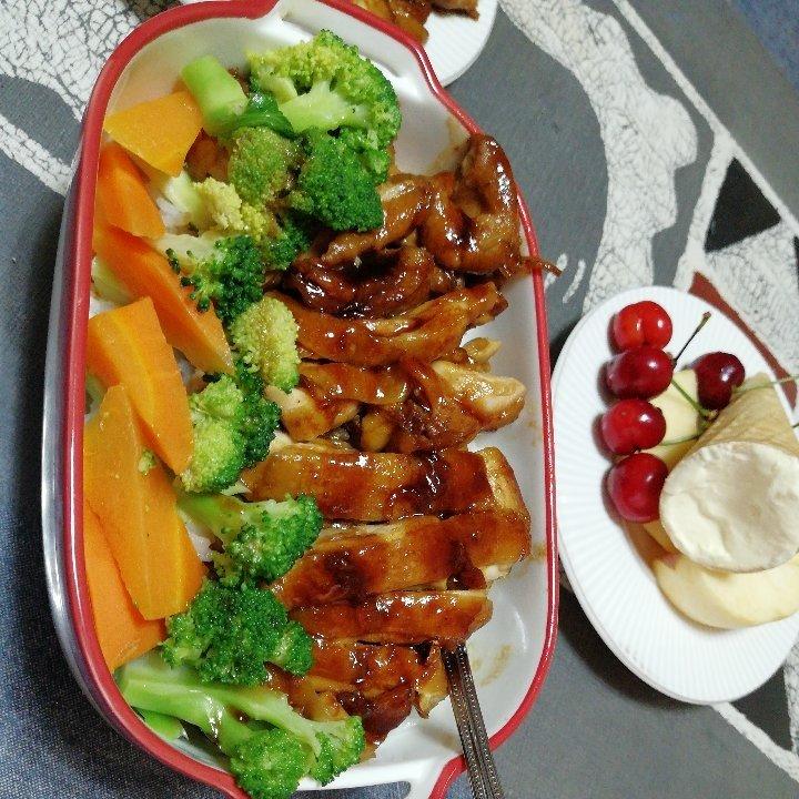 照烧鸡腿饭