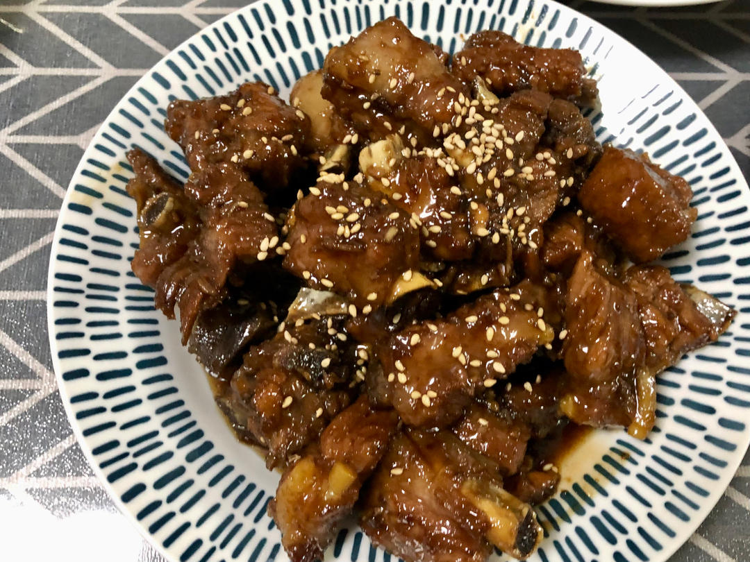 糖醋排骨/糖醋小排（不放油）（12345口诀做出正宗上海本帮）