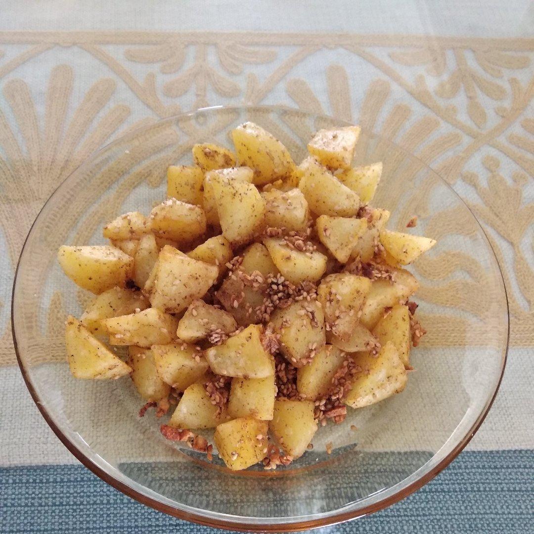 蒜香孜然土豆