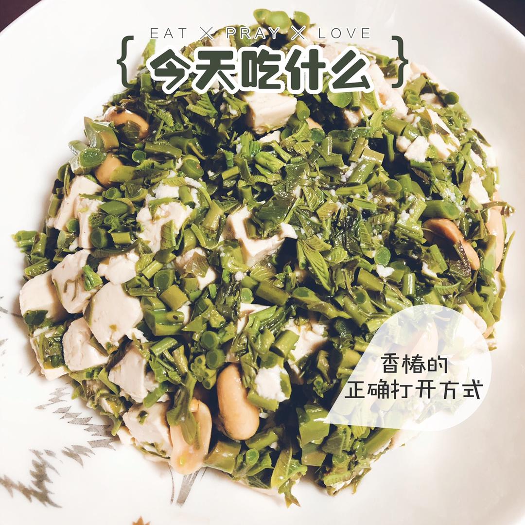 香椿拌豆腐