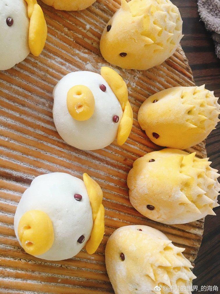 小猪南瓜豆沙包