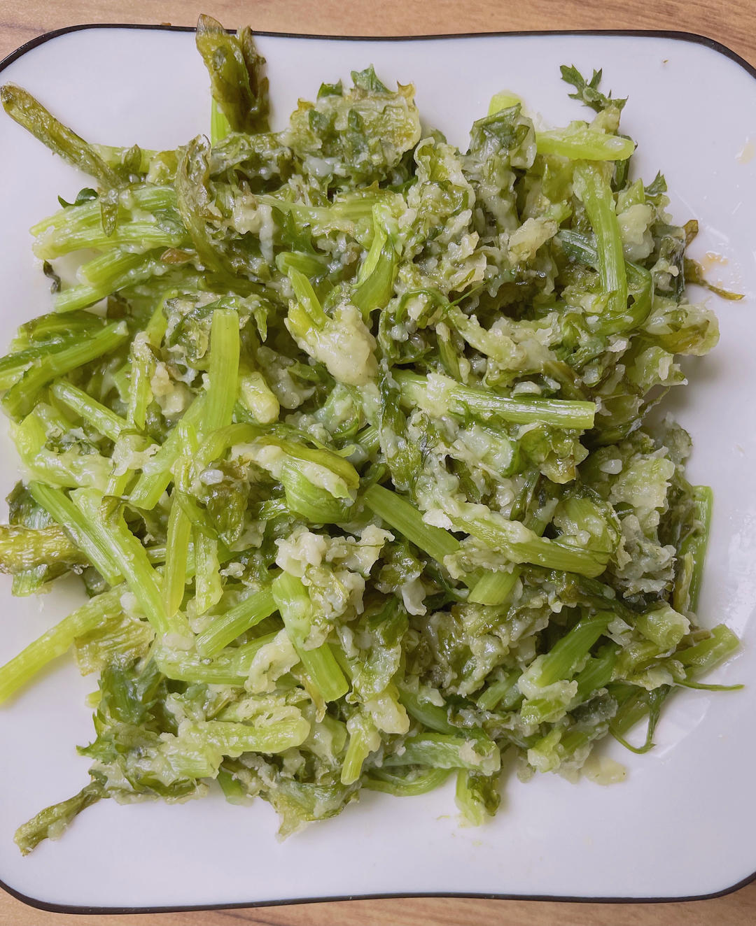 春天必吃蒸茼蒿