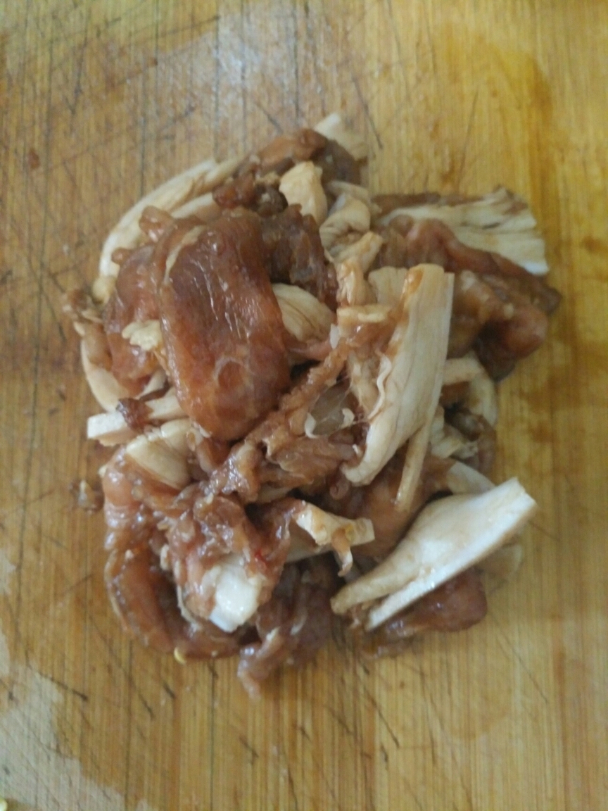 茶树菇炒肉的做法 步骤6