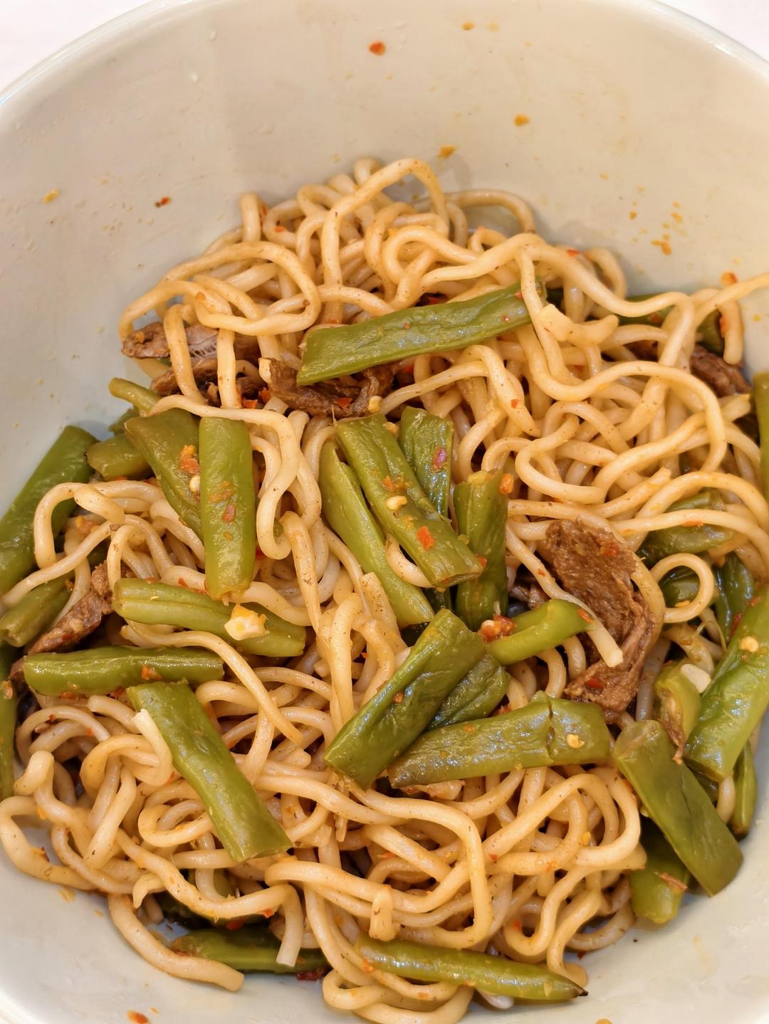 家庭版豆角焖面