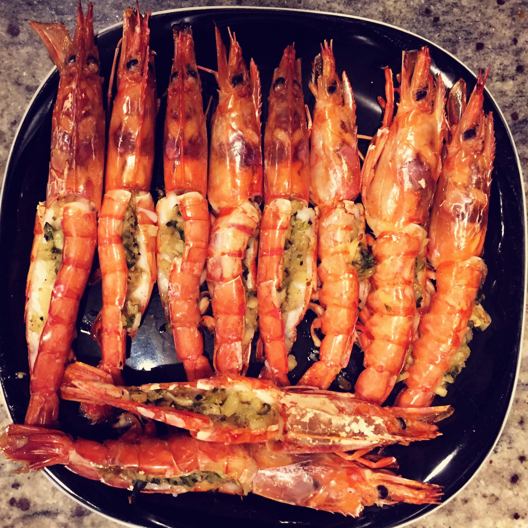 蒜蓉烤阿根廷红虾