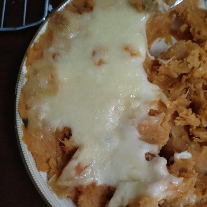 健康无油无糖版芝士焗红薯🍠