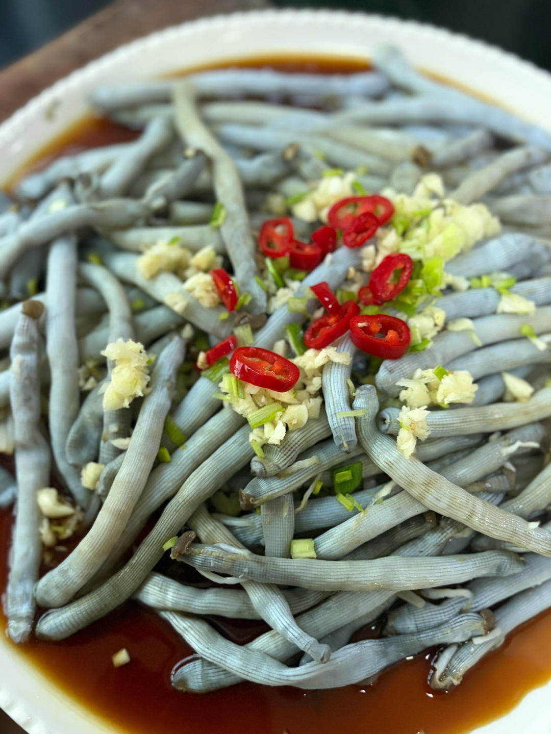白灼沙虫