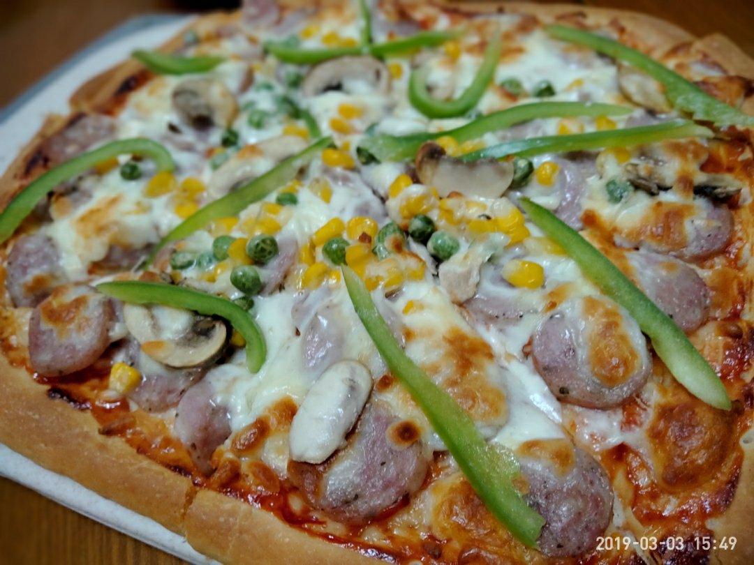 8寸纯手工什锦披萨