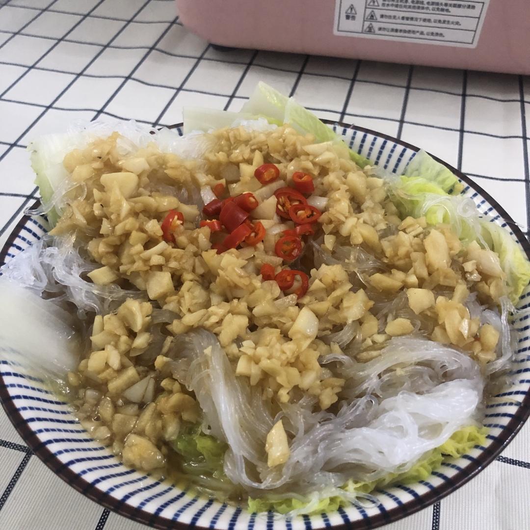 蒜蓉粉丝娃娃菜