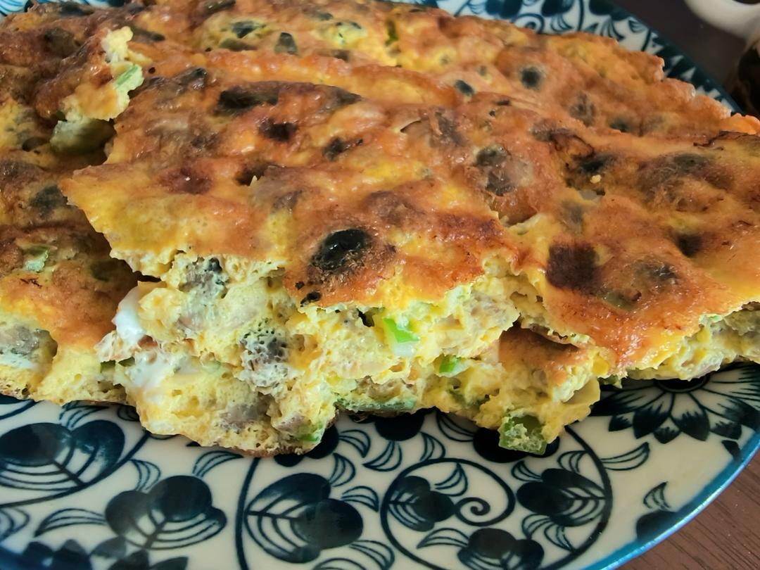大蛤肉炒鸡蛋