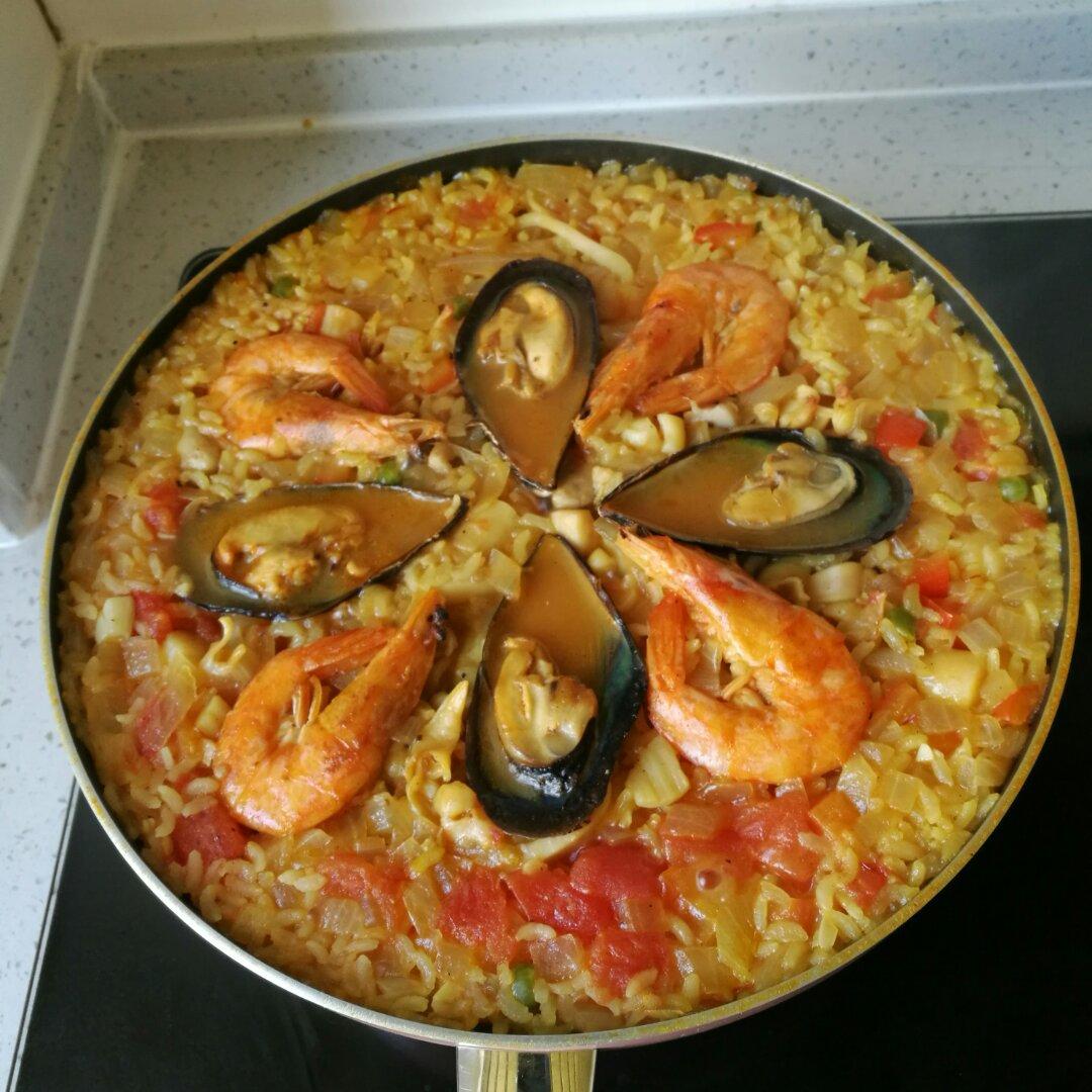 正宗paella 西班牙海鲜饭