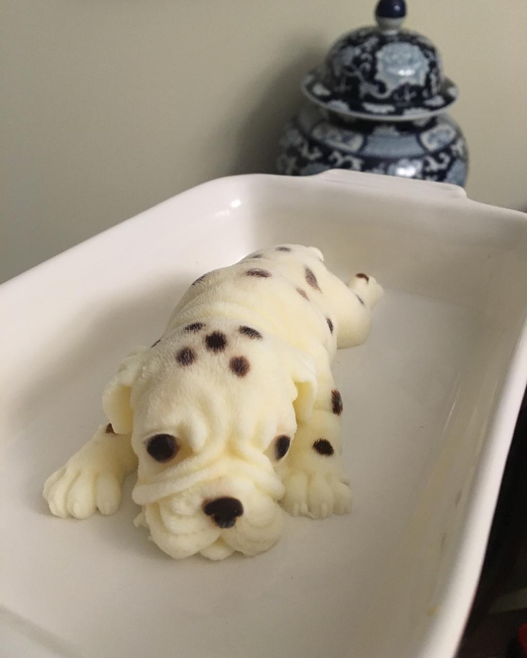 烟雨遥nana做的沙皮狗慕斯冰淇淋