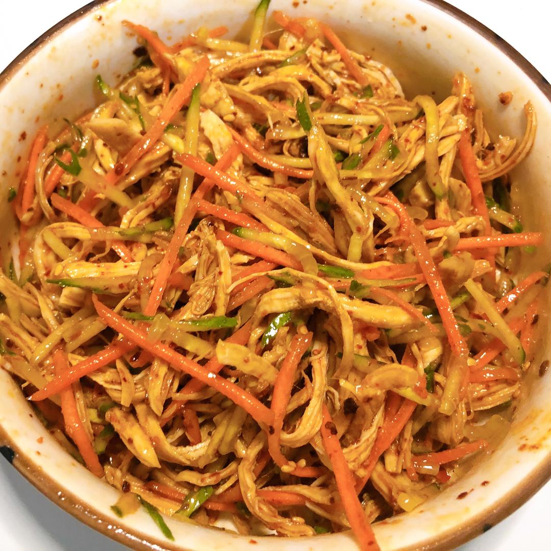 低脂又美味的凉拌鸡丝