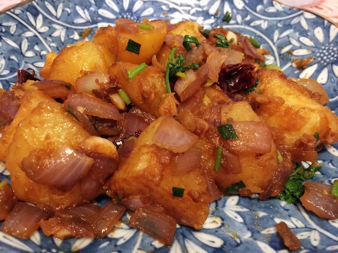 孜然香辣煎小土豆