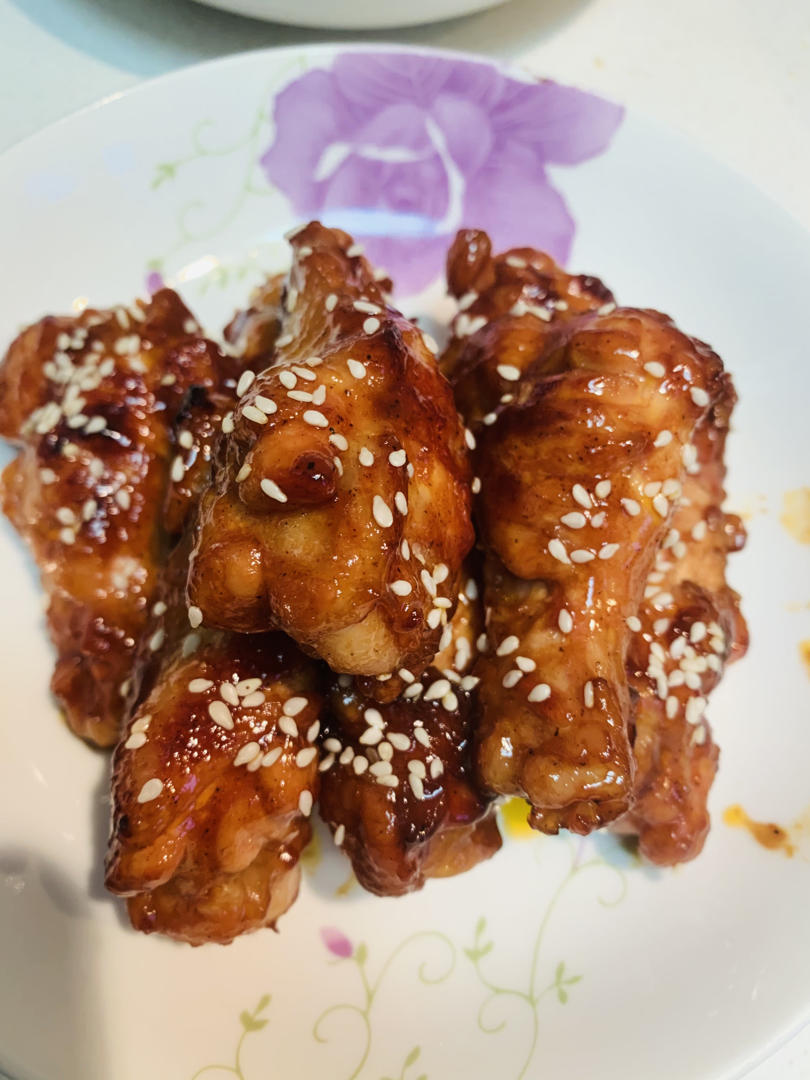 蜜汁蒜香煎鸡中翅