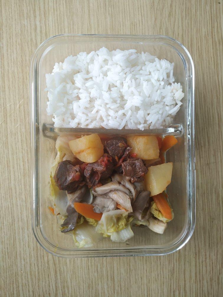 松风水月仙露明珠做的向向自带盒饭