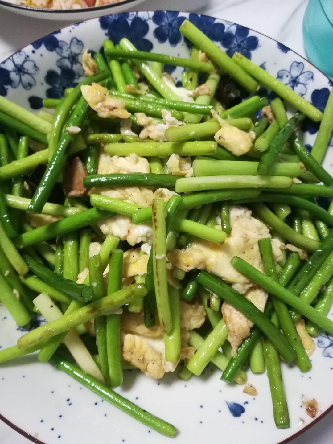 ［超下饭家常菜］蒜苔炒鸡蛋