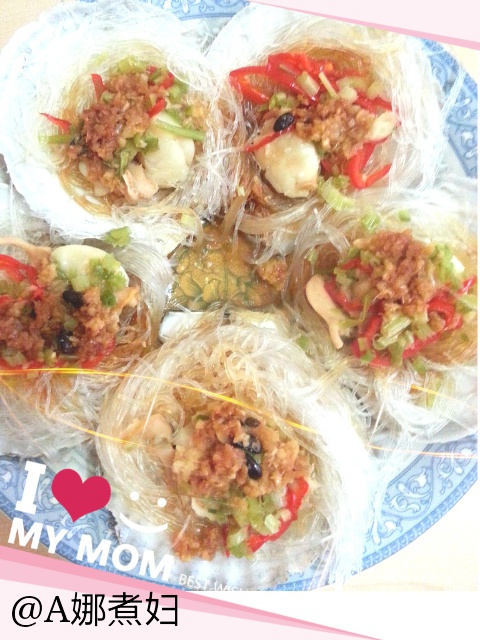 蒜蓉粉丝蒸扇贝