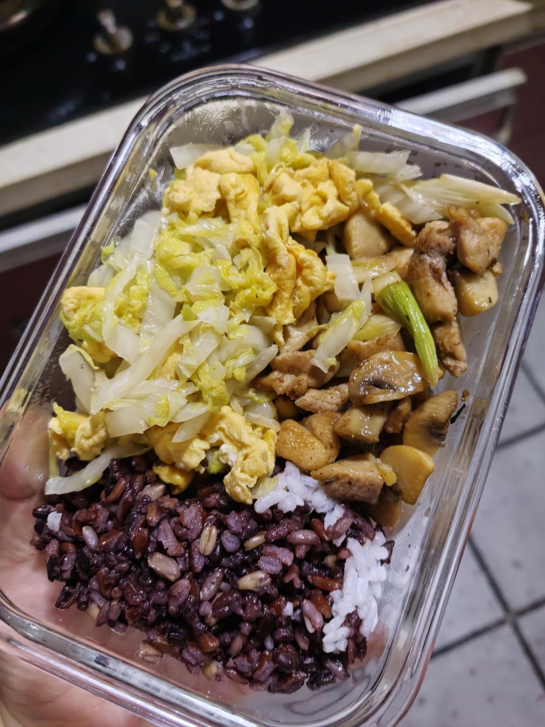 备忘-油比较少的口蘑炒鸡腿