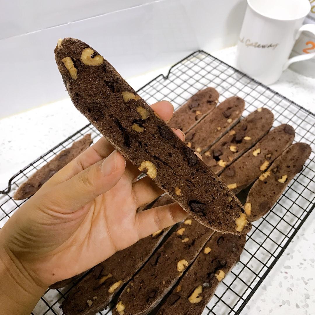 全麦香蕉巧克力意式脆饼