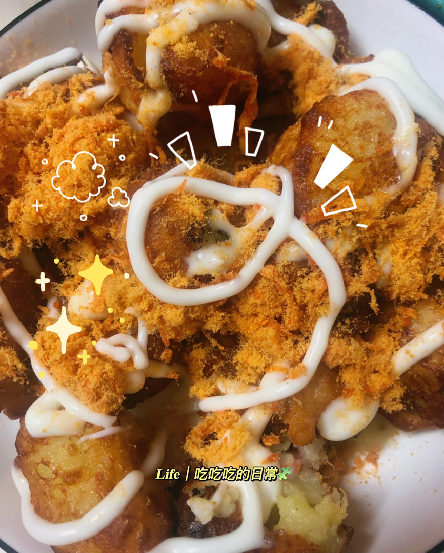 ㊙️懒人版章鱼小丸子，不用模具也能做‼️