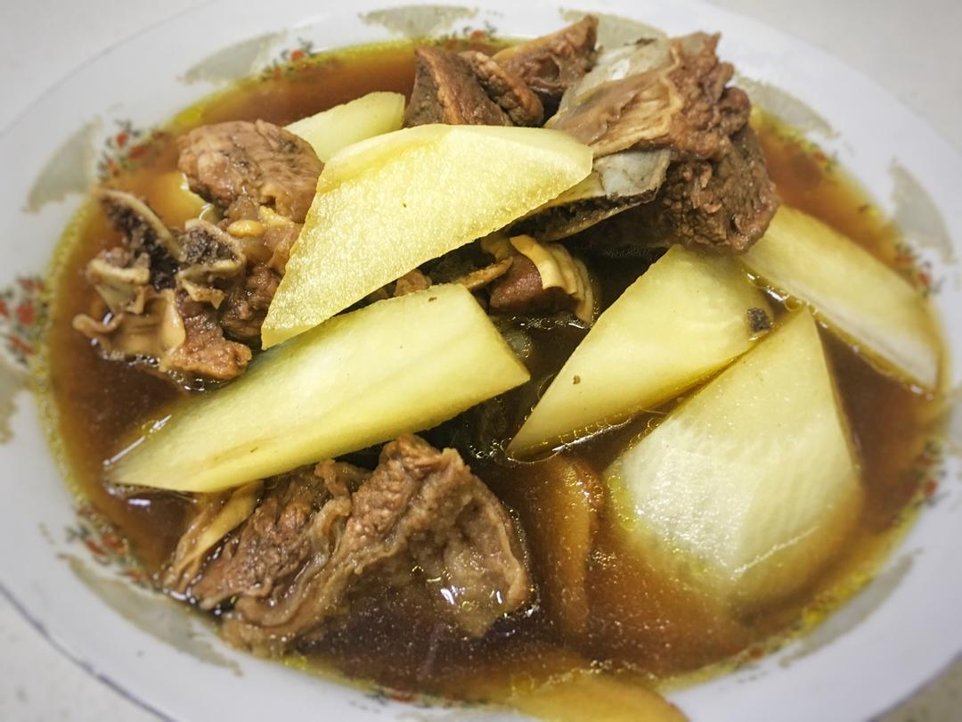 suddan做的萝卜牛排汤