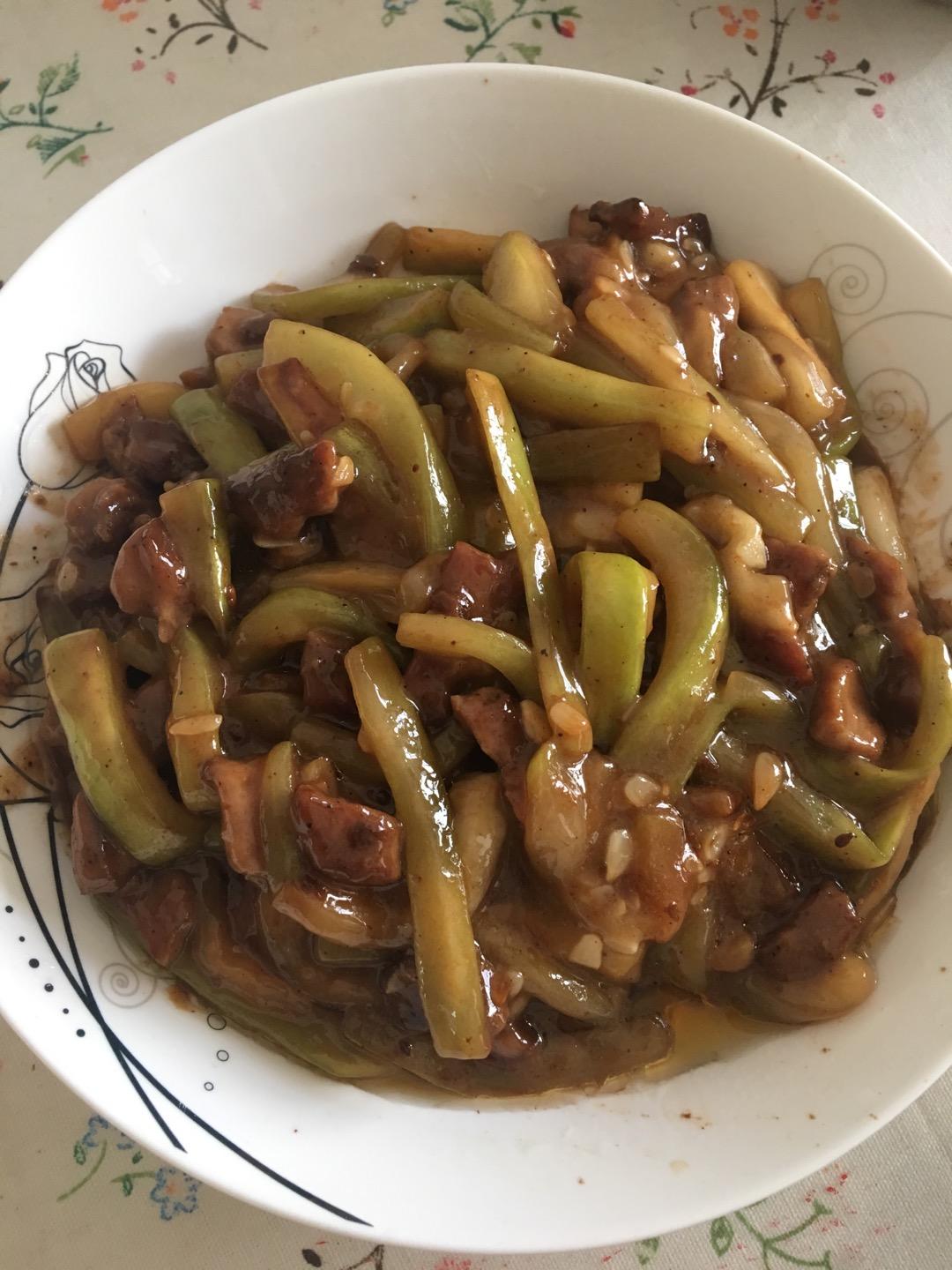 红烧肉沫茄子