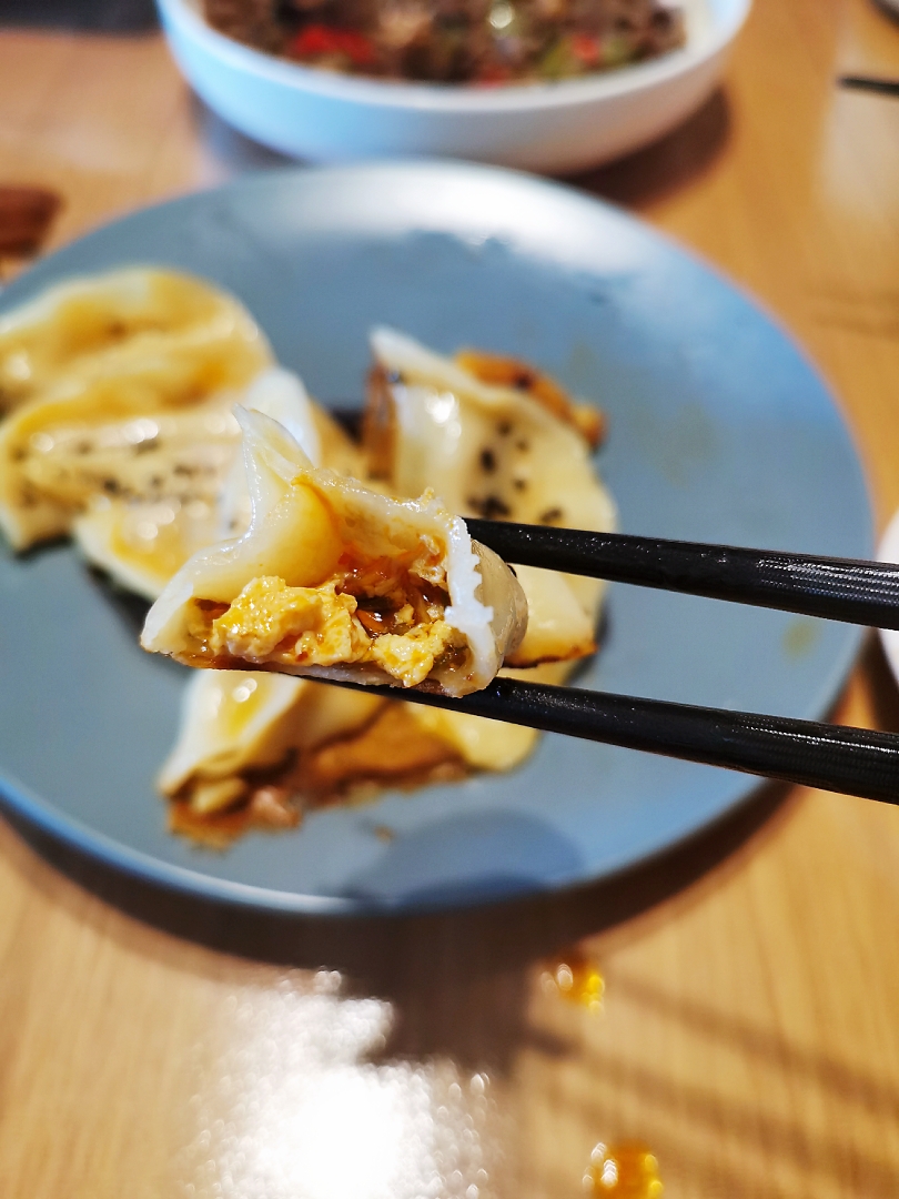 香辣豆腐煎饺的做法