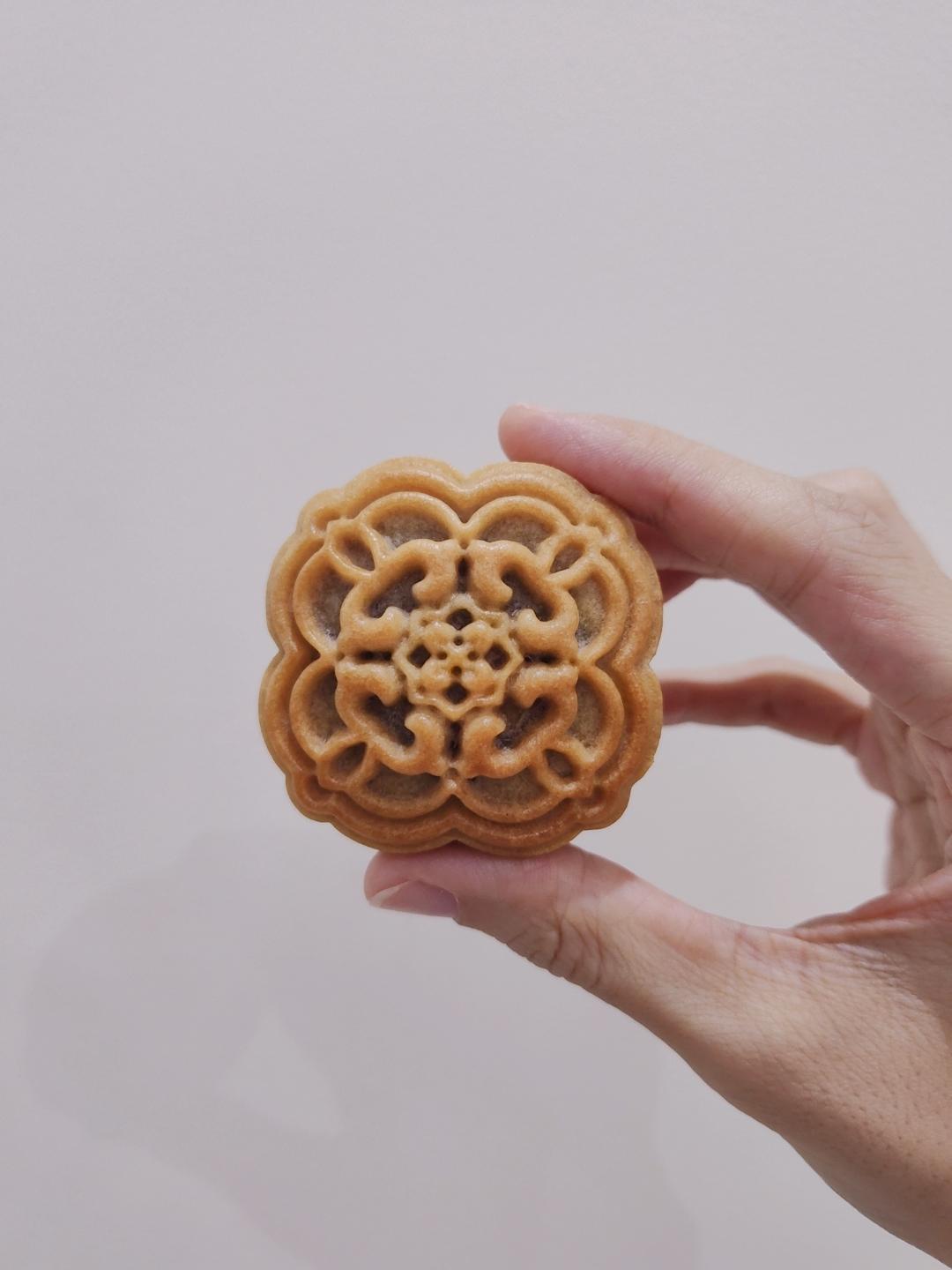 芋泥乳酪蛋黄月饼㊙️不破顶不漏底技巧分享